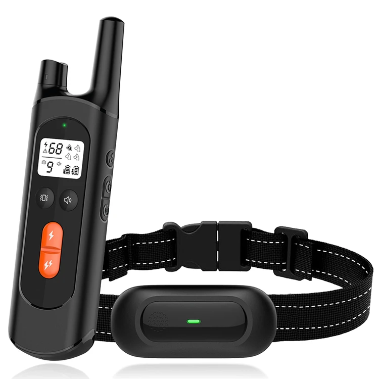 
Pet Accessories Wholesale Walkie Talkie Dog Training Collar Remote Shock Rechargeable Dog Collar For Dog 