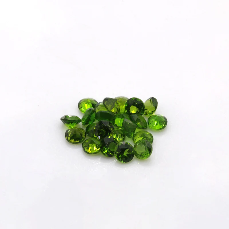 100% Genuine Semi-Precious Gemstone Loose Gemstone 100% Natural Green Diopside for Jewelry Making