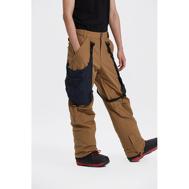 High level Custom Waterproof Breathable Bib Ski Pants Winter Snow Trousers Ski Pants