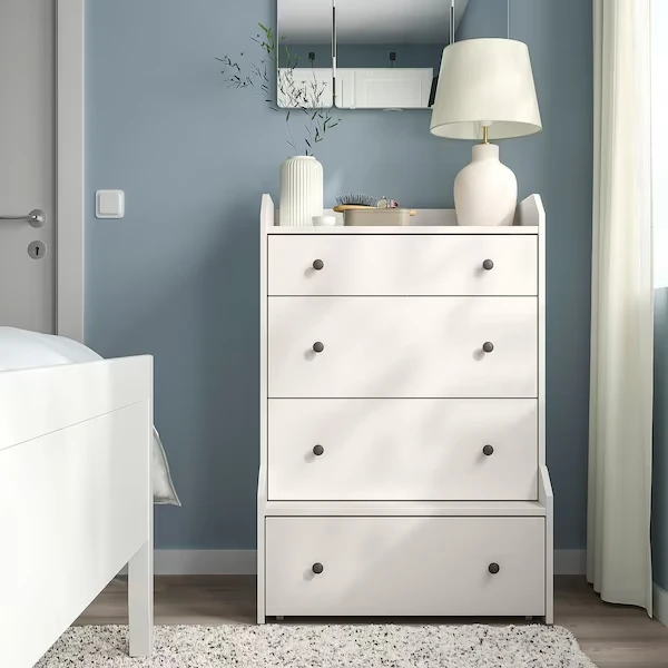 Factory Wholesale Customized Save Space Wooden Bedroom Furniture With Storage Chest of Drawers Design for Bedroom