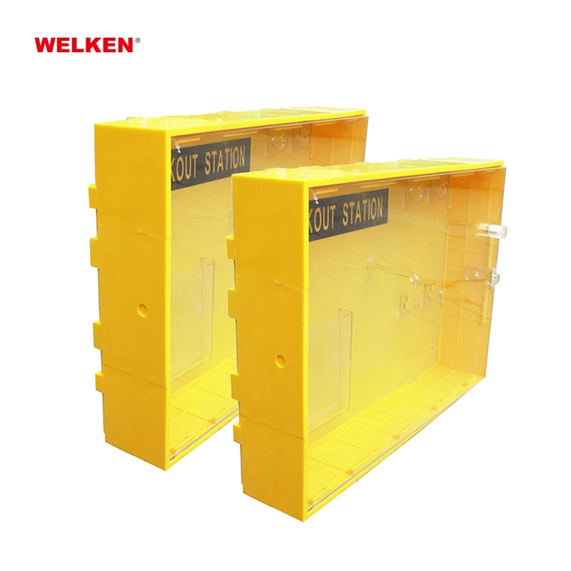 Hot Sale Factory Price 4 Padlock Wall mounted Combination Lockout Station padlock station
