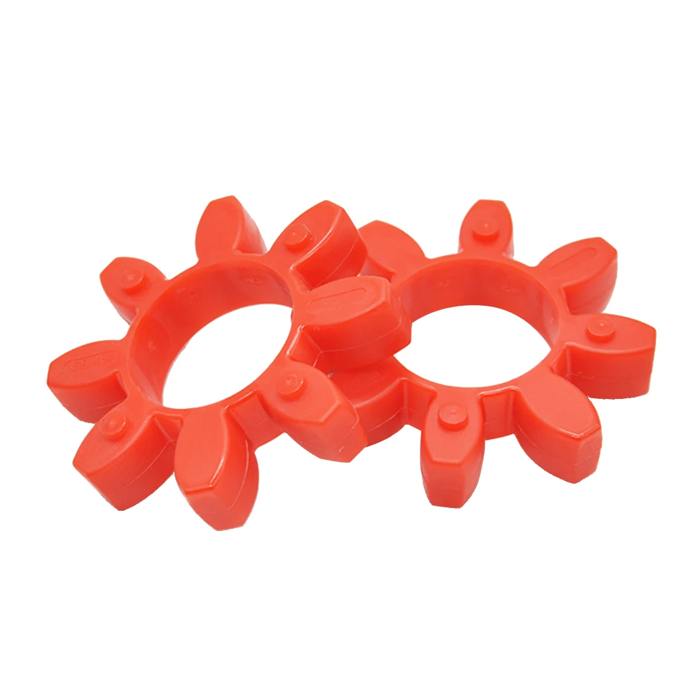 Hot Sale PU Buffer Elastic Rubber Cushion Spider Insert Element For Flexible Shaft Jaw Spider Coupling Plum Shaped Buffer Pad