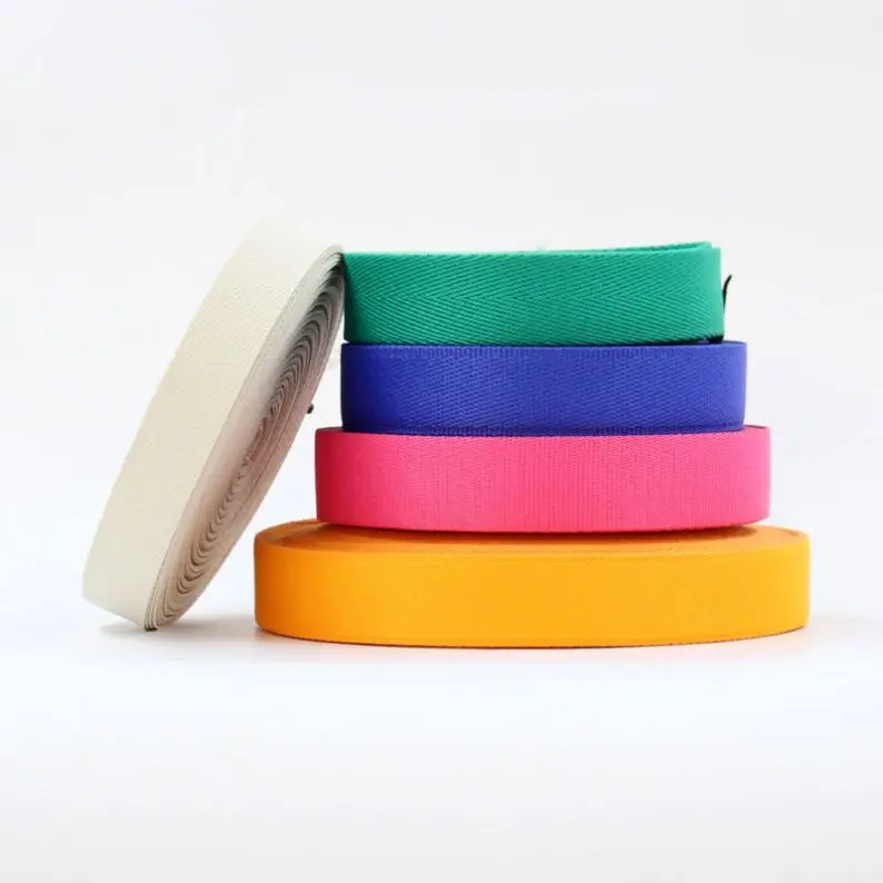 Высококачественная оранжевая черная неэластичная полиэфирная светоотражающая лента с принтом и логотипом для одежды