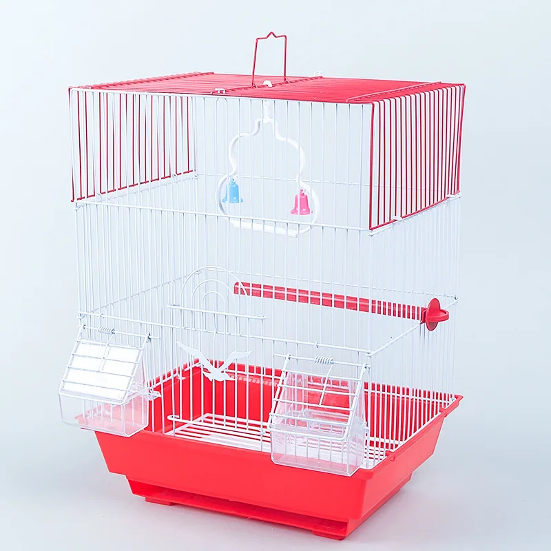 Wholesale Manufacturer Durable Iron Pet Bird Parrot Portable Cage For Small Medium Large Birds