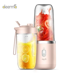 Hot sale factory direct Deerma Portable 2 In 1 Cordless Juicer Blender with 400ml Capacity for Outdoor