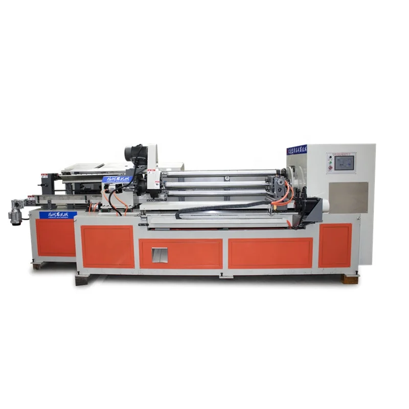 3 Shafts Automatic Paper Core Cutting Machine
