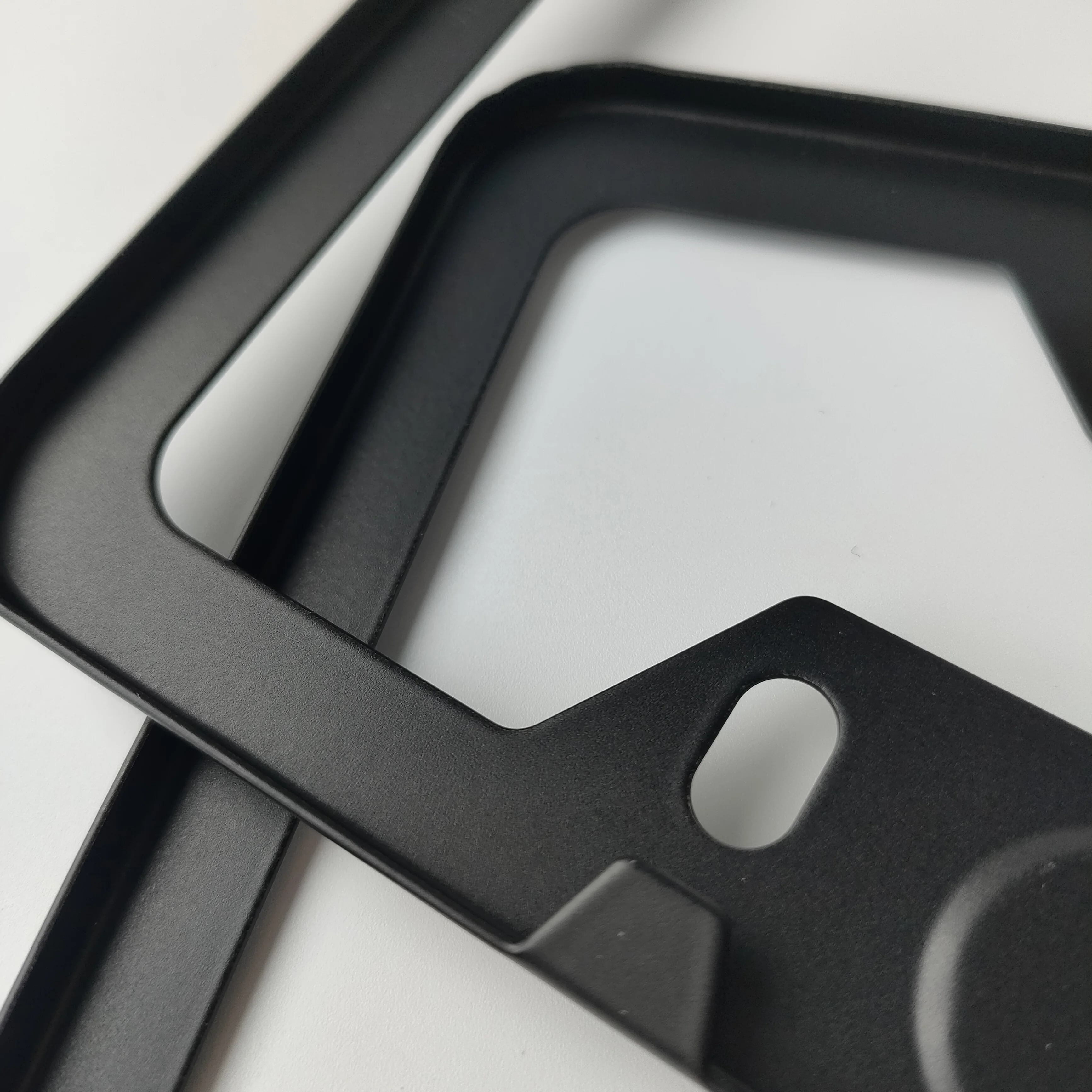 Aluminium metal number tag holder chrome motorcycle cover black carbon fiber car plate border Custom made license plate frames