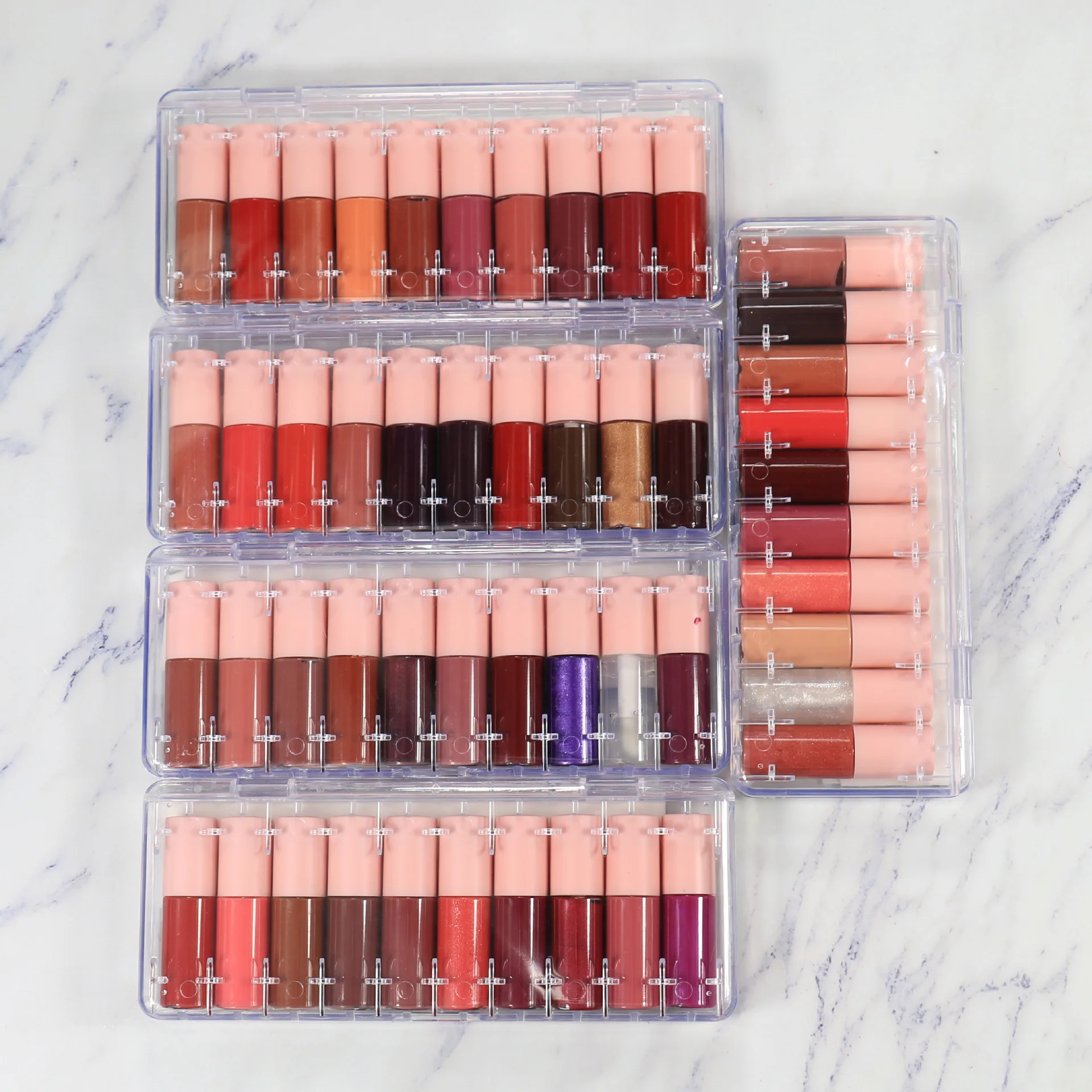 
custom luxury private label organic lipgloss lip gloss making starter kit 