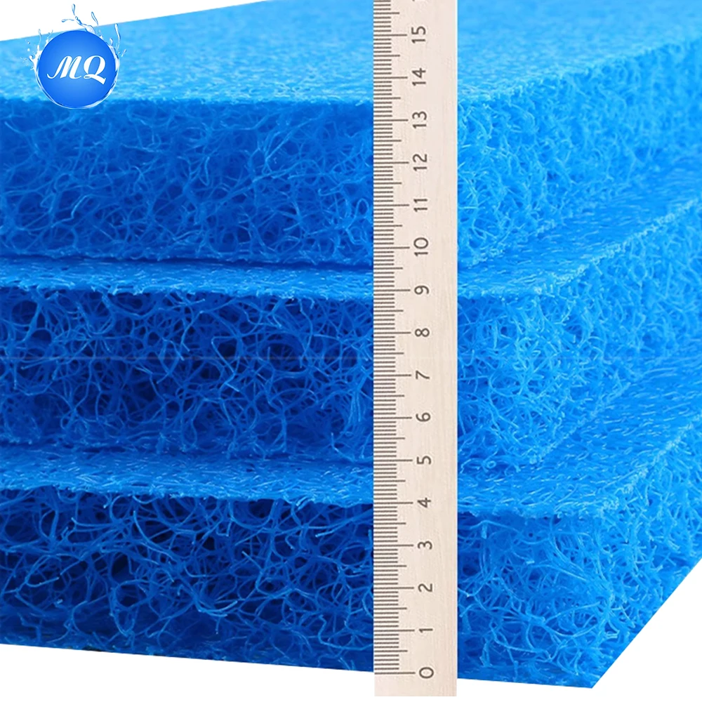 Biological Filter Mat Aquarium Sponge Rattan Filter Cotton 50*50cm For Fish Pond Mat Filter net