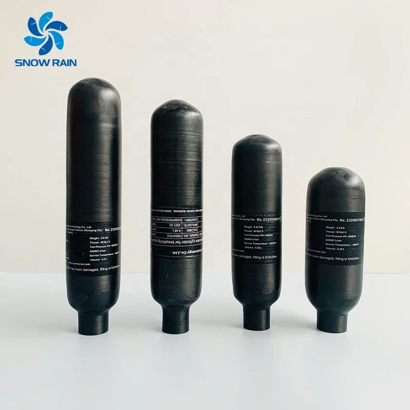 Pcp Pressure Tank Factory Sale Customize Label Carbon Fiber Cylinder OEM CE Certified ISO Air Tank For Pcp