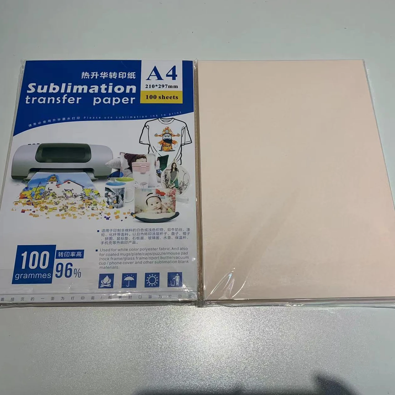 High Transfer Rate Sublimation transfer Paper for cup polyester cotton t shirt mug plates