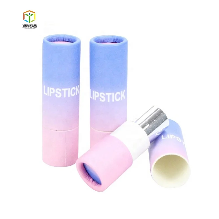 High quality  manufacturer  kraft cardboard paper tube recycled custom paper tube for lip balm
