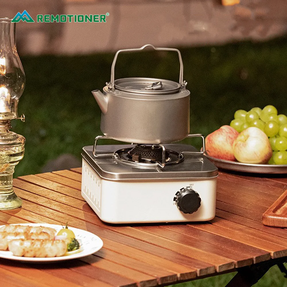 Camping Picnic Emergency Portable Butane Cookware Stove Small Square Mini Cas Stove