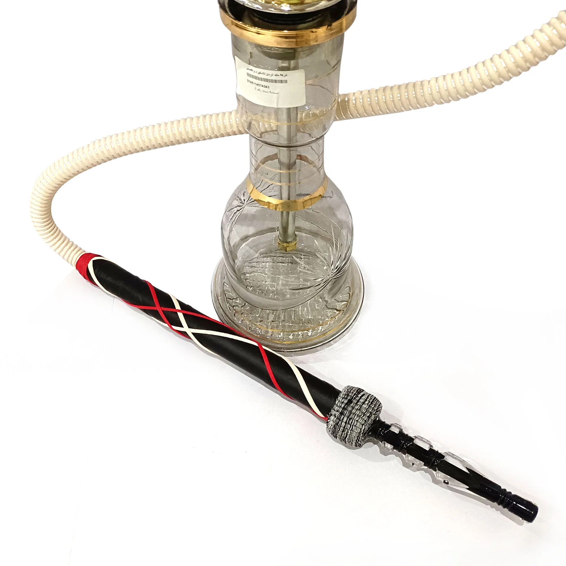 Huka Hookah 2021 New Arrival Straight Type Sheesha Silicone Hose Luxury Aluminum Hookah
