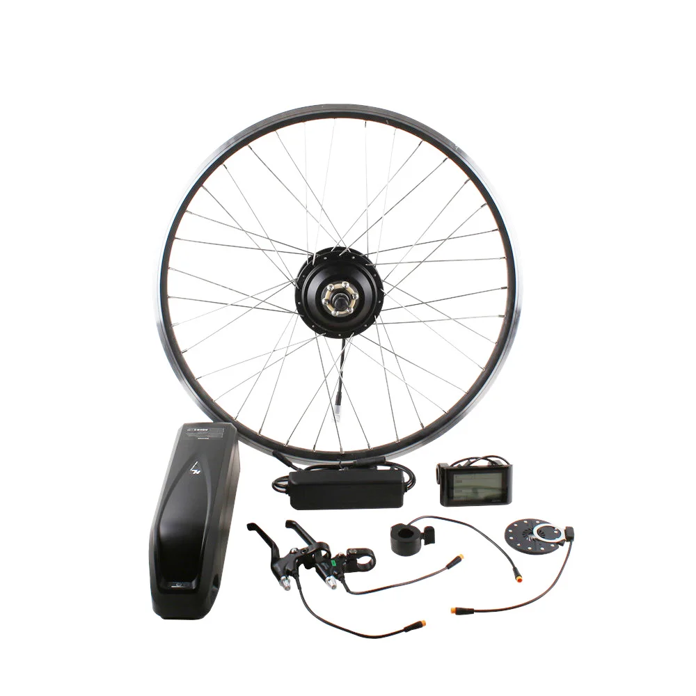 Electric Bike Conversion Kit 250w 350w Motor Brushless Gear Hub Mot Ebike Kit With Smart Controller From China