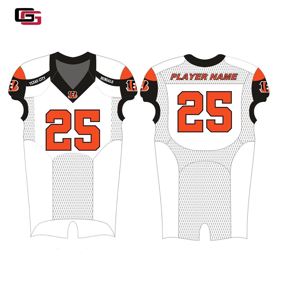 Kids youth adult plain custom made sublimation American football jersey gear with pants