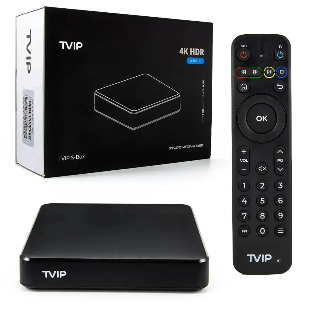factory price set top box TVIP 605SE box Android 6.0 iptv linux smart 4k tv box Linux Dual Os IPTV Media Player