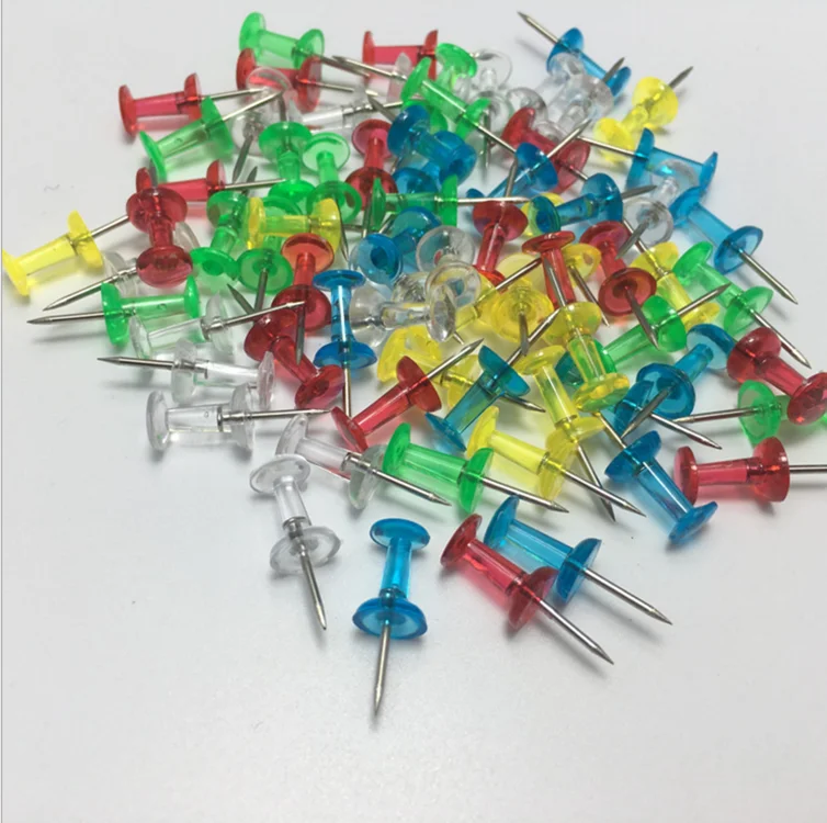 Amazon Hot Sale Plastic fashion popular high quality Round Head Map Pins Ball