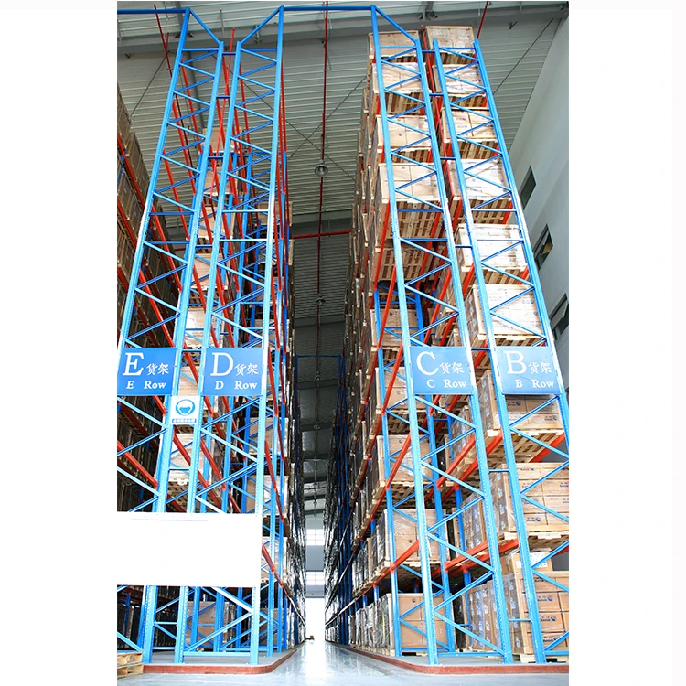 
Heavy Duty Narrow Aisle Pallet Racking Steel Storage Racks For Warehouse 