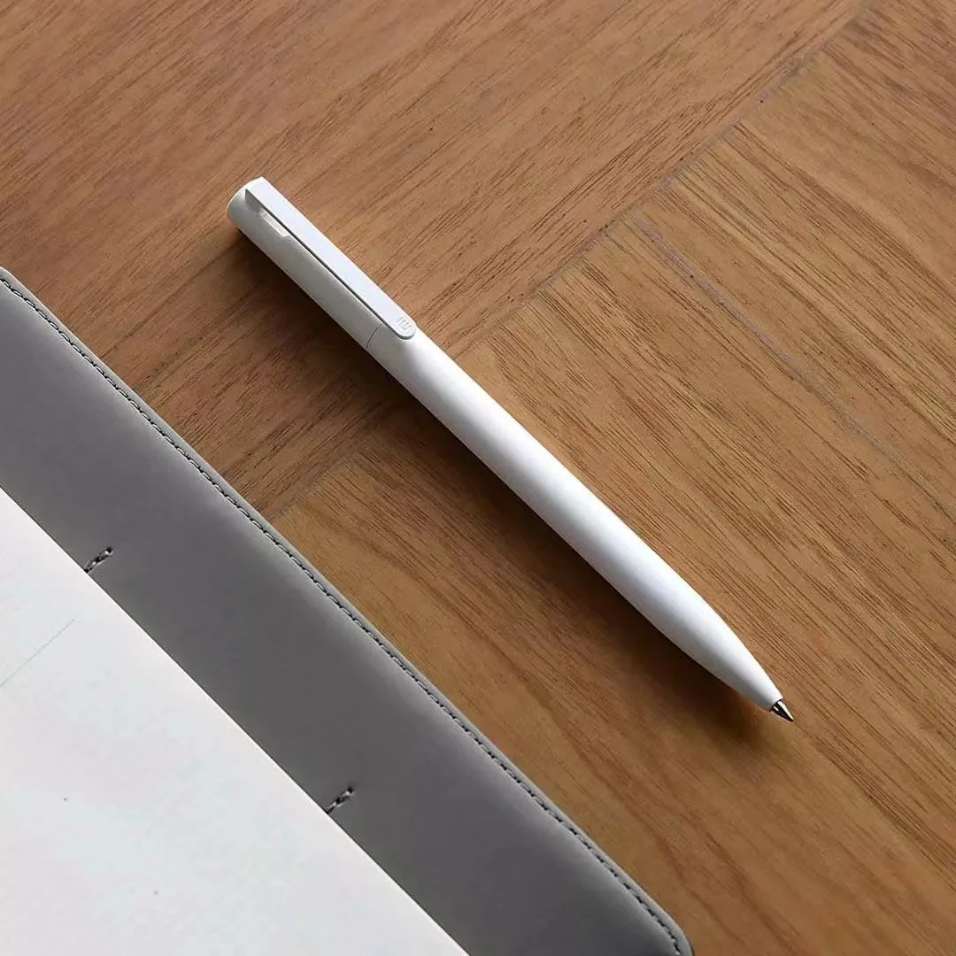 Mijia Gel Pen 0.5mm white Signing Pen Smooth Refill Japan MiKuni Ink gel pen with logo