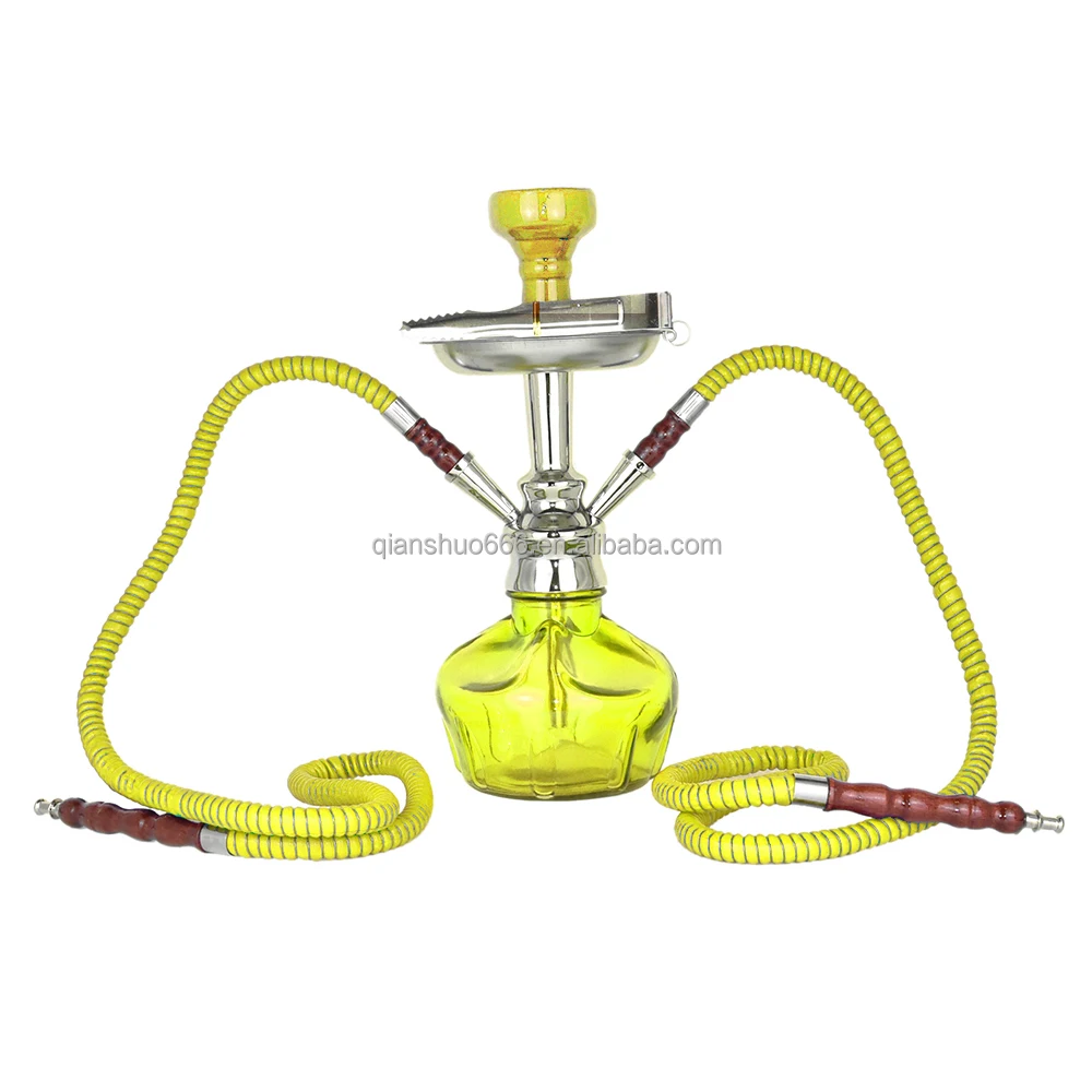 Hot sale factory good quality zinc alloy Mya hookah shisha nargile chicha with cage in stock hookah with 2 hoses