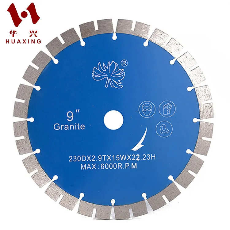 9inch 230mm Granite tools Wall grooving cutting diamond circular granite stone concrete cutting saw blade