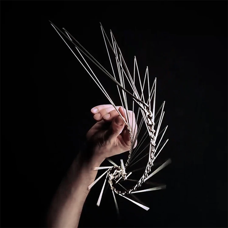 Skillful Manufacturer Educational Delicate Wave Square Iron Craft