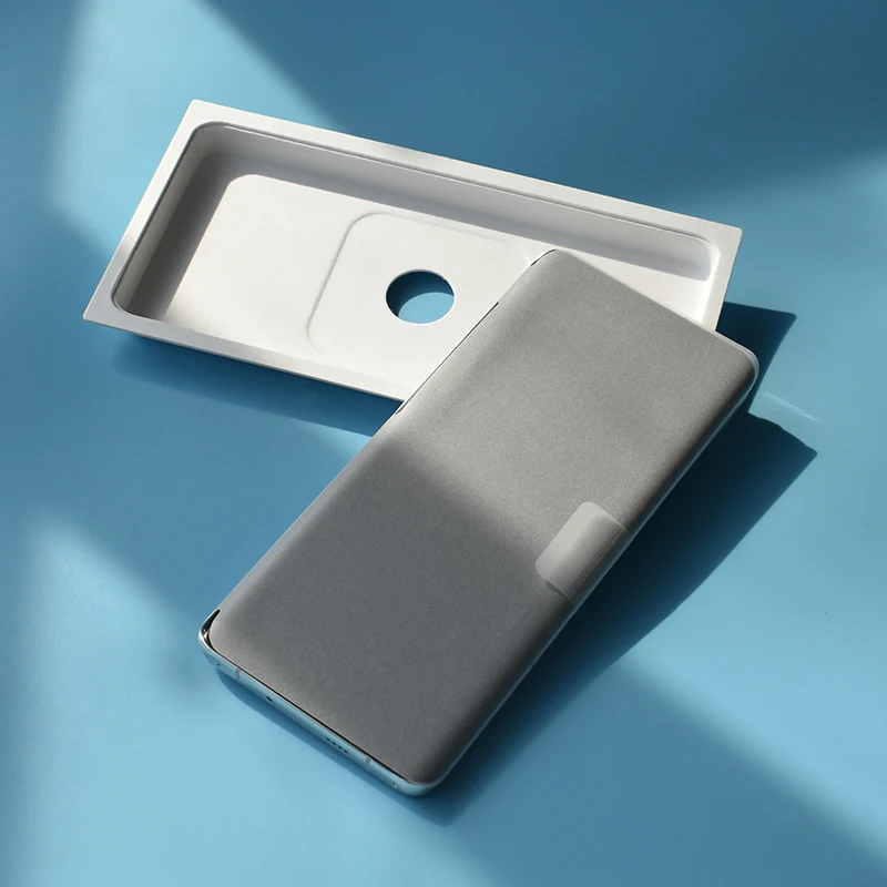 Custom Recycling Printed Rigid Paper Electronics Products Mobile Data Charging Cable Storage Phone Packaging Box