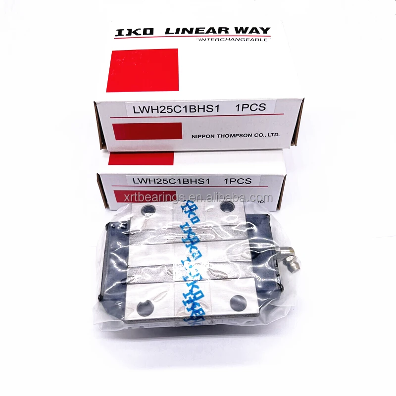 Original IKO Ball Block LRWM5 LWE15 MX20 LWH25 LWF60 3D Print CNC Machine Lathe Tools Slider Bearing Carriage Linear Guide Rail