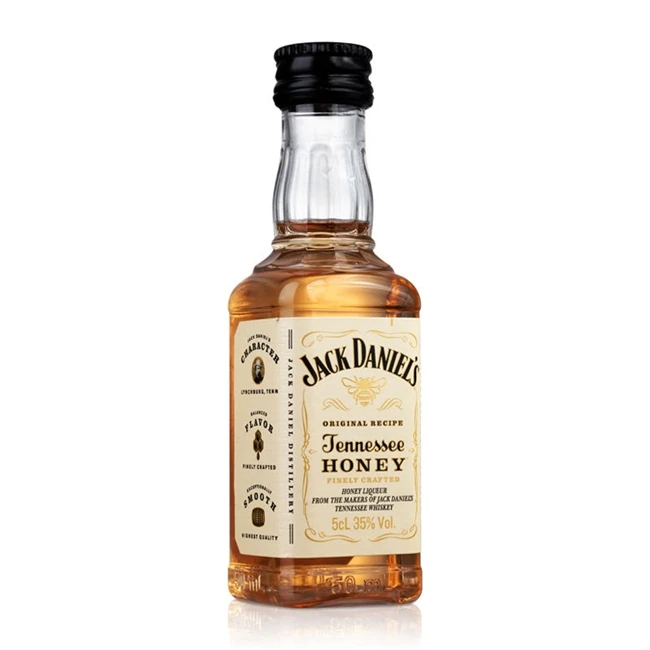 Wholesale 50ml Empty Square Flask Glass Bottle for Cold Brew Coffee Cocktails Drinks