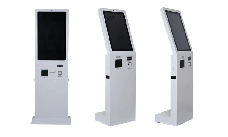Smart LCD display restaurant vending machine interactive touch screen self payment kiosk