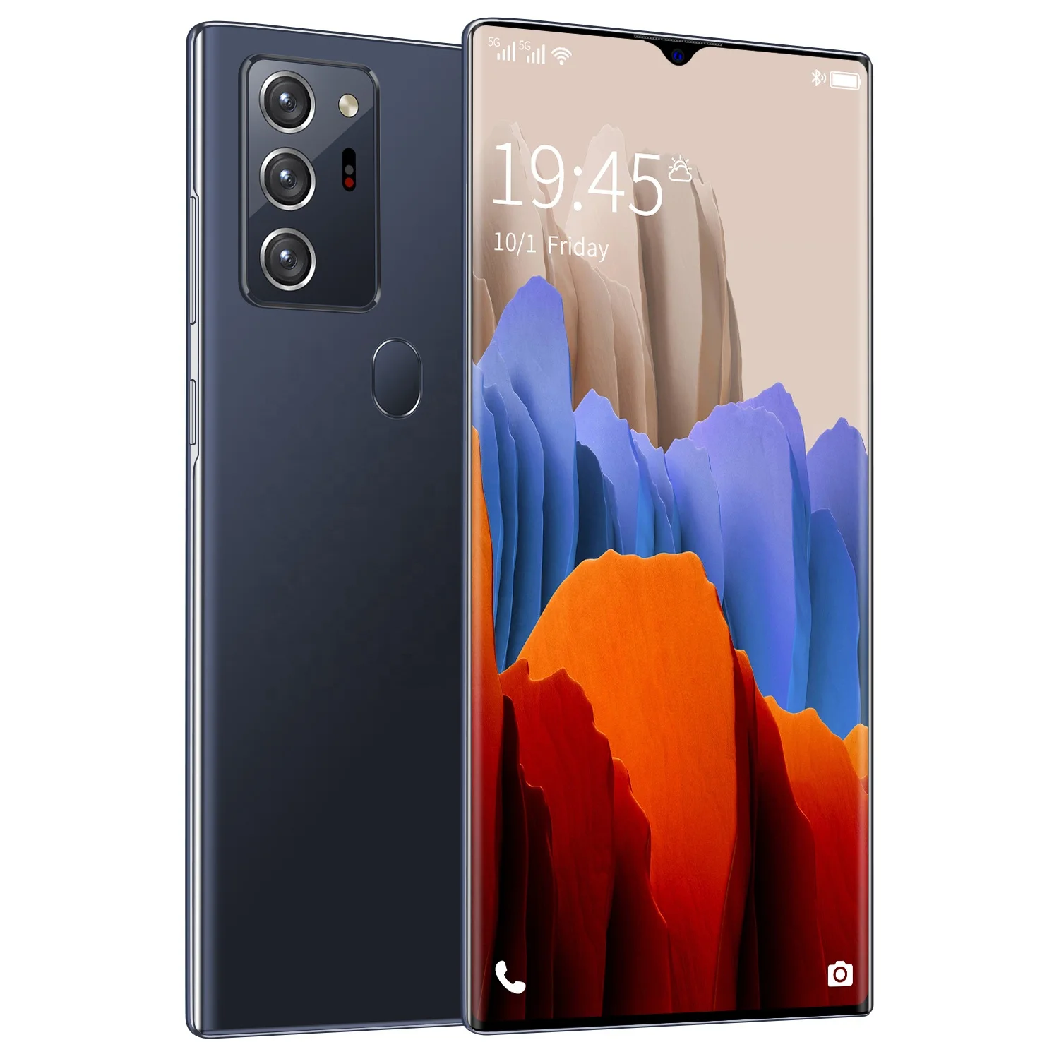 Wholesale Ultra-thin Note30+ Smartphones With 6.9 Inch Touch Screen Mobile Phone With Face ID Unlock Cellphone Dual SIM Cards