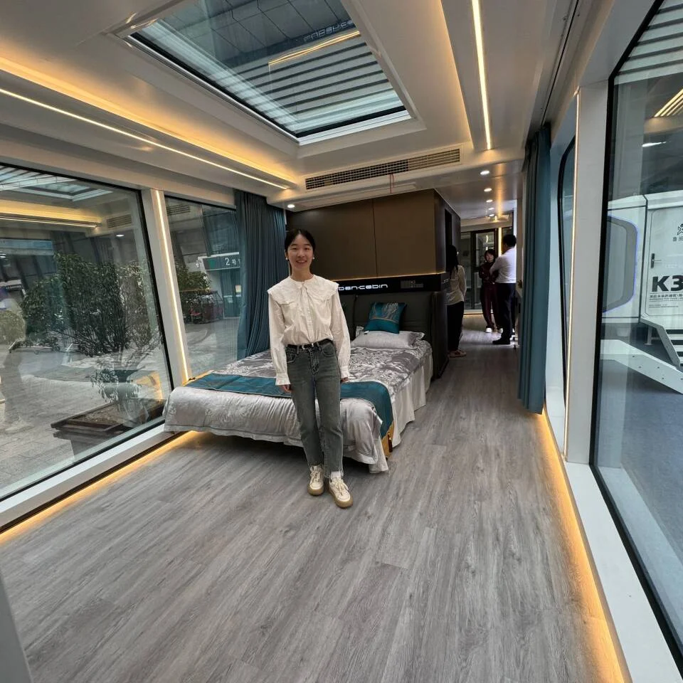 Waterproof Tiny House Space Capsule Steel Structure Prefab Container Houses Carport Villa Hotel Made Sandwich Panel 1-Year