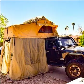 Cheapest Outdoor Family Waterproof Folding Truck Jeep SUV Car Camping Soft Roof Top Tent for Sale
