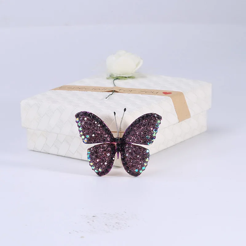 Factory wholesale price butterfly brooch temperament clothing accessories cc brooch women