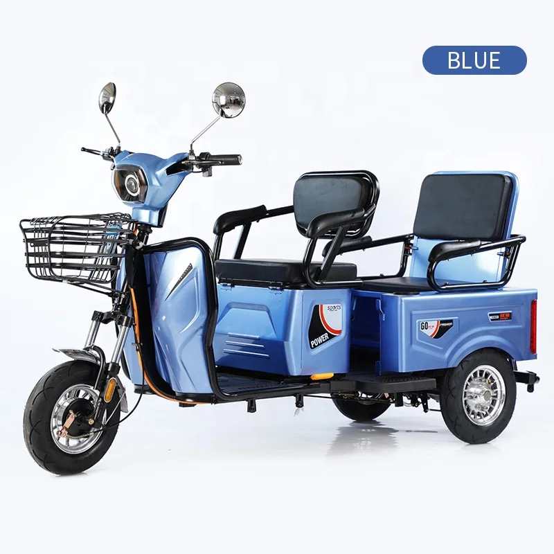 Convertible electric tricycle brand new big wheel manufacturer sells 3-wheel electric vehicle 3-wheel electric bicycle