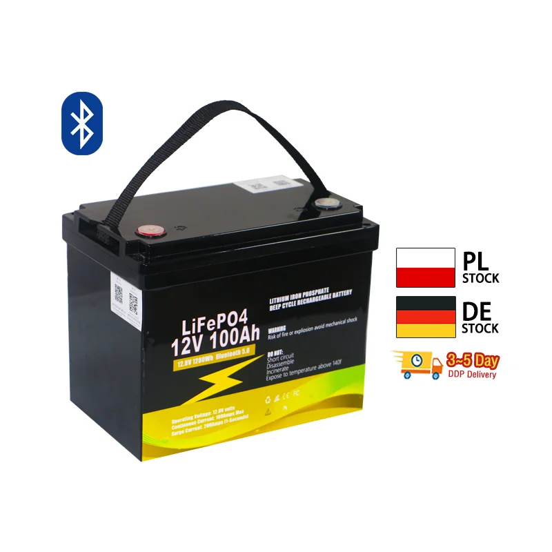 lithium iron phosphate battery bms for 12v 24v 100ah 200ah 300ah 400ah Lithium ion Battery For Energy Storage