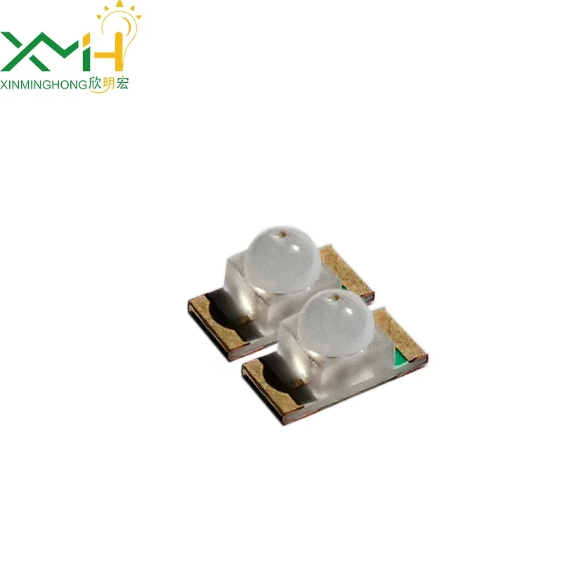 Smd 1206 led with dome lens small angle 3216 red lamp diode smd