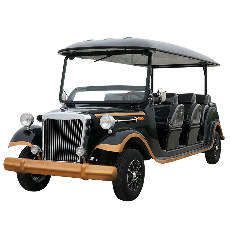 Motorized Golf Push Cart Vintage Custom Lifted Street Legal 2 Seats vintage car  48 Volt Electric Golf Cart classic car