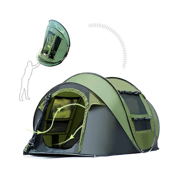 На открытом воздухе хлопает вверх мгновенные водостойкие складной пеший Туризм Кемпинг