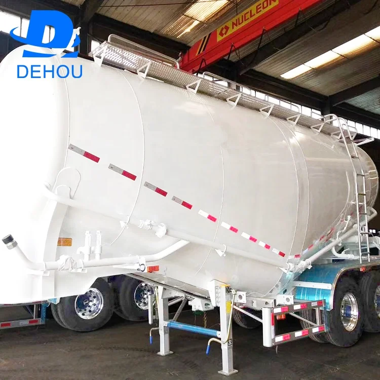 china brand factory direct heavy duty 3 axle cement bulker trailer tank bulk tanker semi trailer capacity for sale