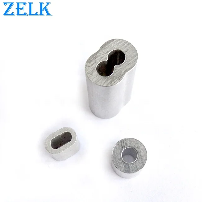 Wire Rope Fitting Aluminum Sleeve Hourglass Aluminum Ferrule