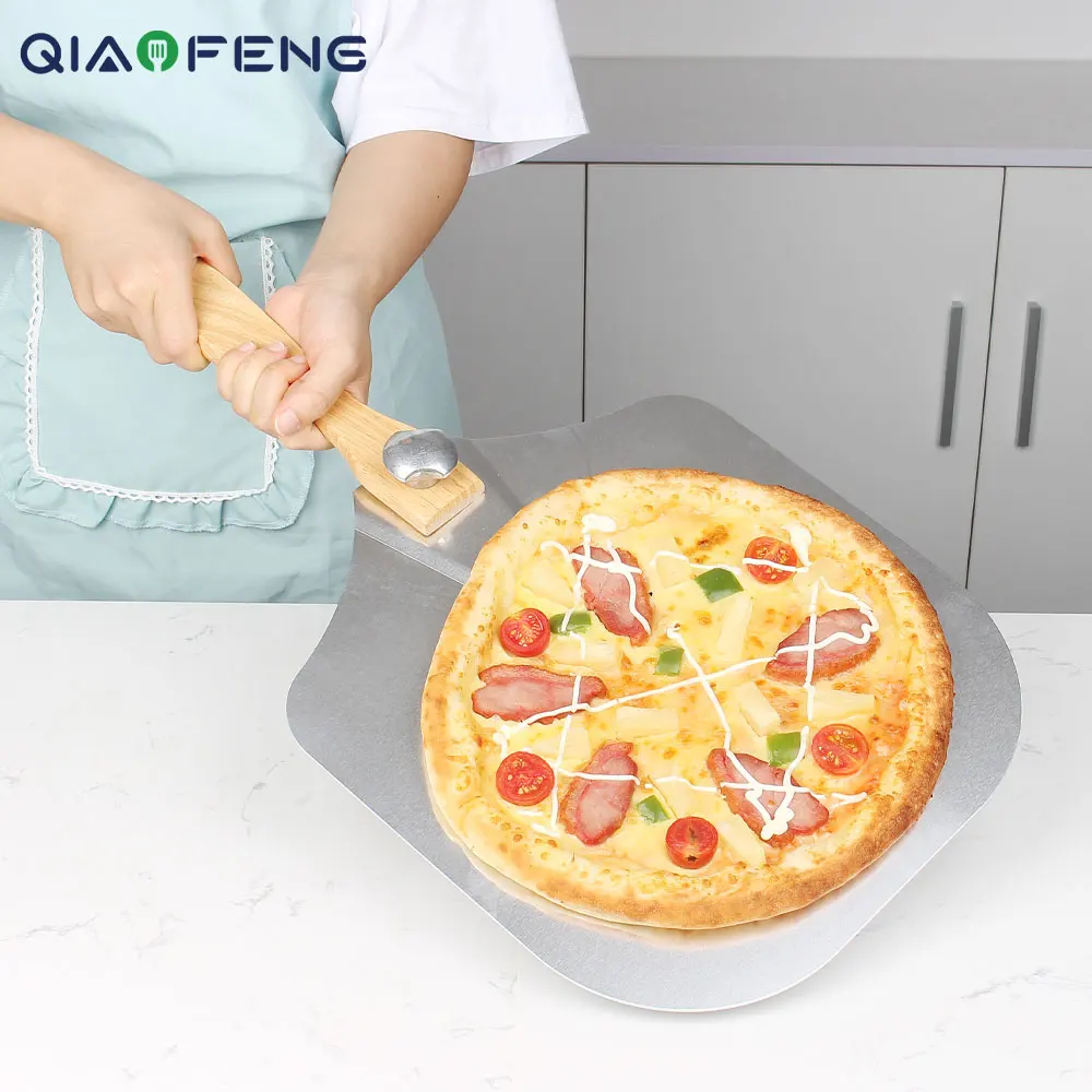 Factory Price Spatula PaddleAluminum Pizza Peel with folding handle