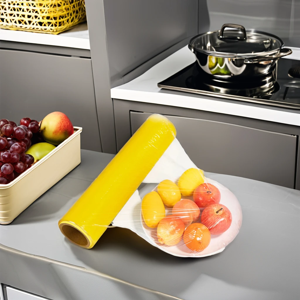 Best Seller PVC Stretch Film Roll Cling Food Wrap for Packaging Plastic Film Roll