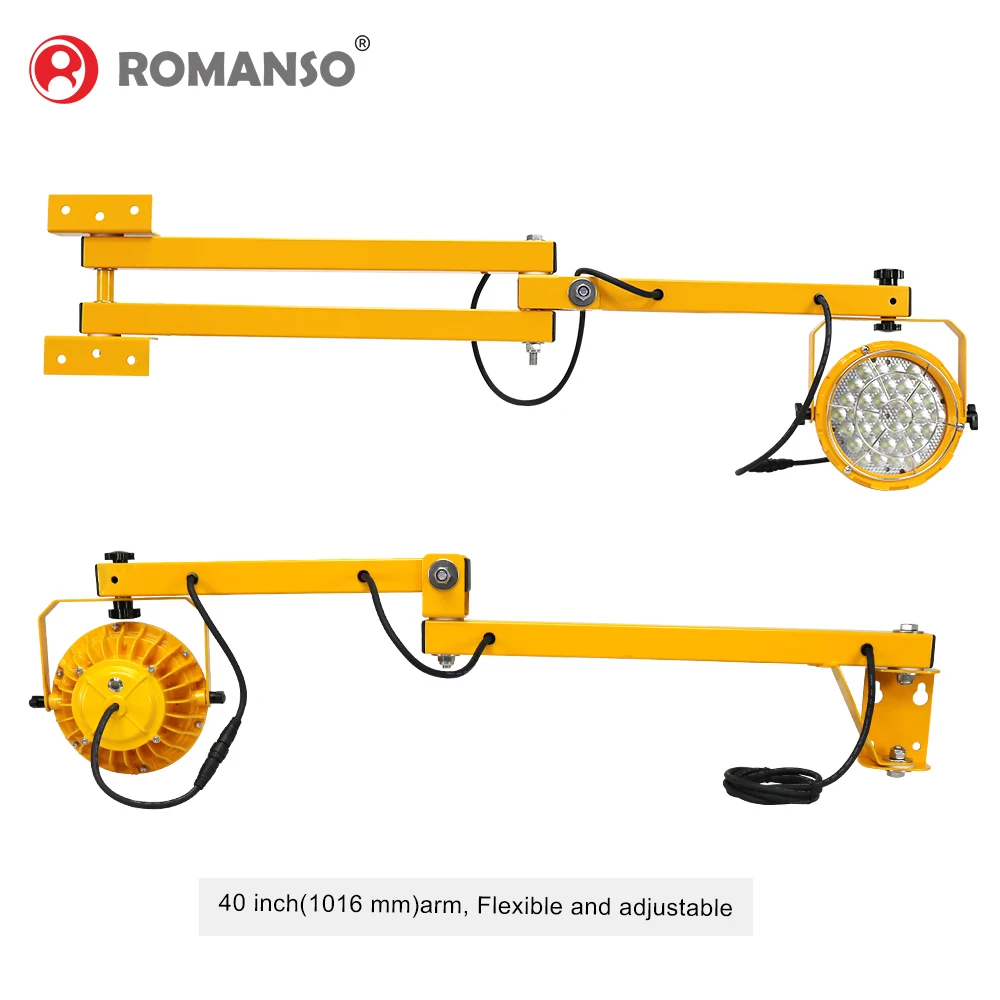 Etl Ce Rohs 20 Вт 30 50 60 погрузочная док-станция с 40-дюймовым поворотным рычагом для трактора прицепа освещение погрузки и разгрузки