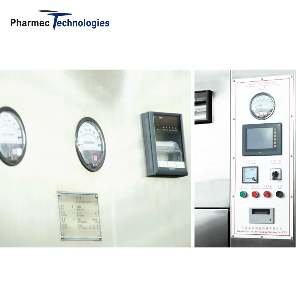 Pharmaceutical Ampoule IV Solution Medical Vertical Pressure Steam Autoclave Sterilizer