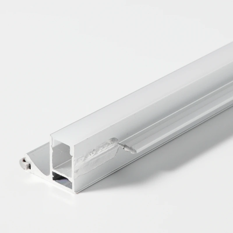 Led Light Strips For The Edge Of Laminate Partitions In Front Laminate Cabinets Without Handles