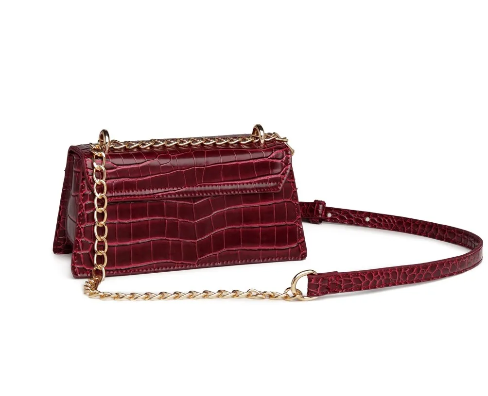 2021 luxury design Underarm bag elegant crossbody handbag classical OEM/ODM PU Leather Crocodile print for