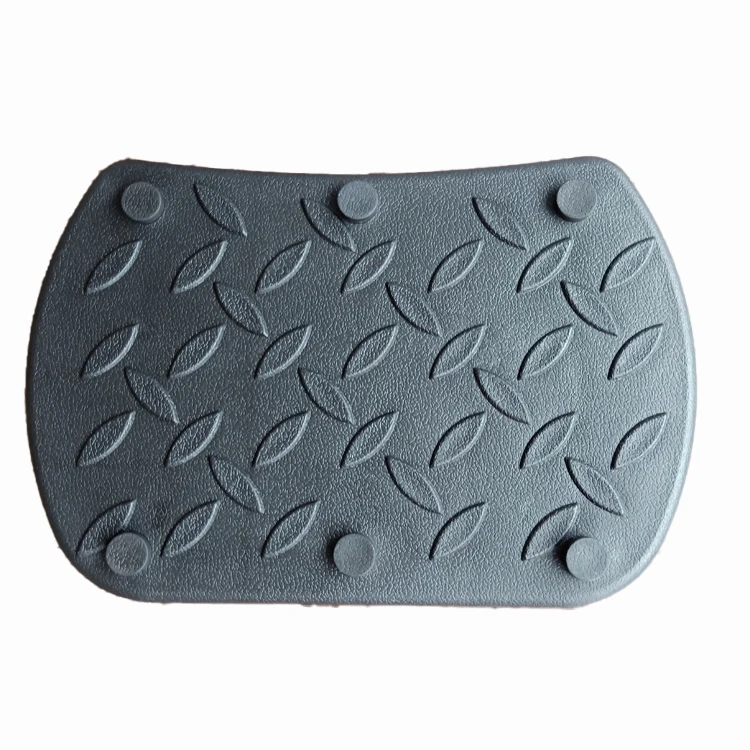 Chinese manufacturers make black rubber customized bus driver foot rest plate brake accelerator foot rest anti slip rubber pad