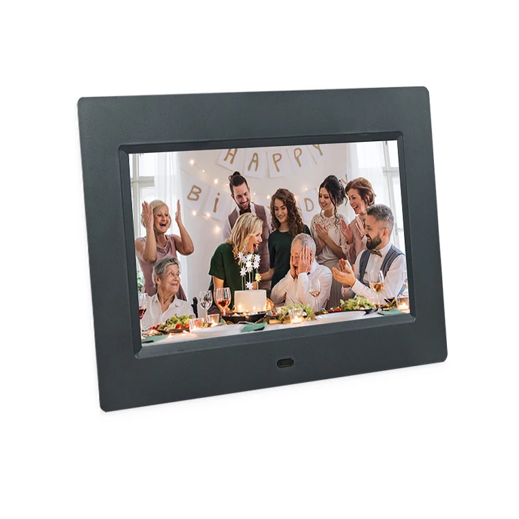 Most Popular USB Flash Digital Photo Frame 7 inch Video Playback Gift Digital Picture Frame With Clock